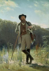 Porträt von Iwan Iwanowitsch Schischkin (1832-98), 1873